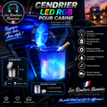 Cendrier LED RGB pour cabine