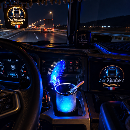 Cendrier LED RGB pour cabine