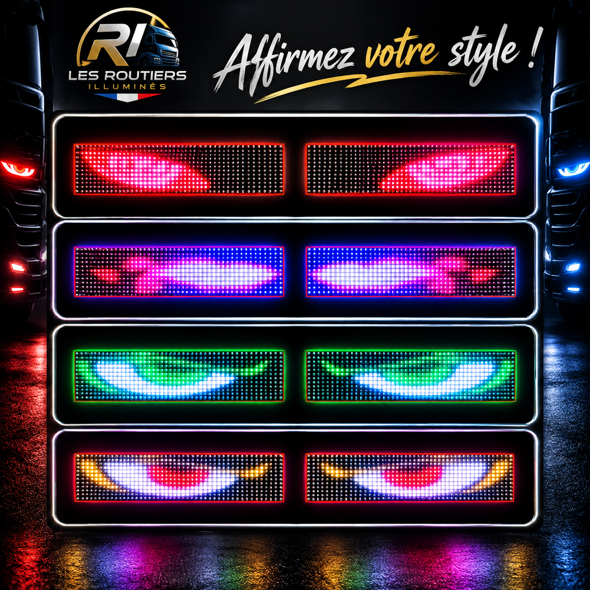 Bande LED Devil's Eye 24V - Éclairage Cabine Camion