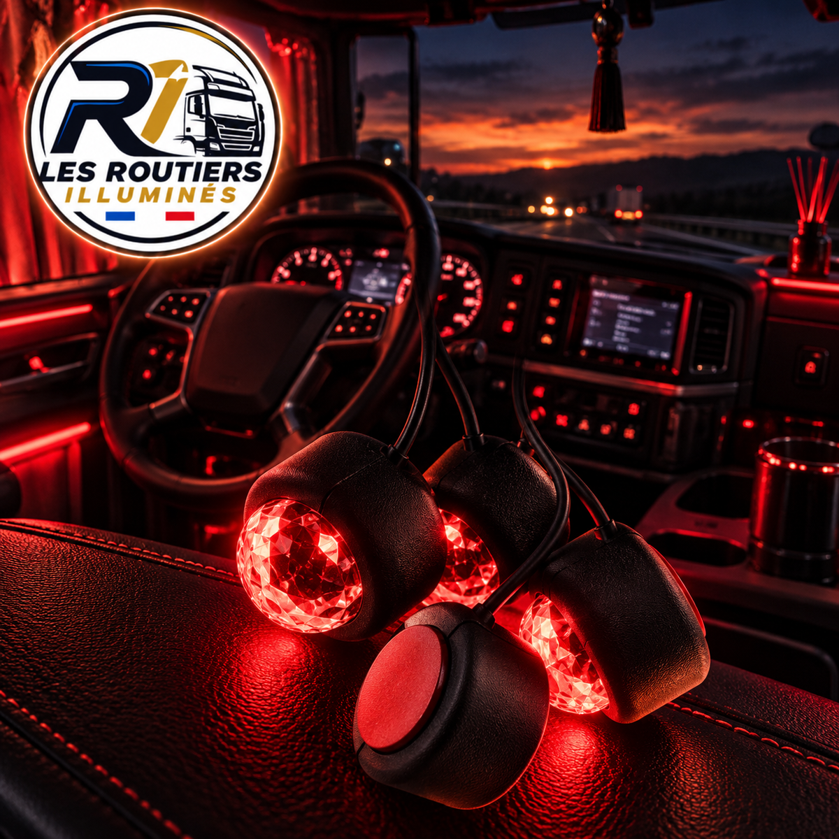 Éclairage LED d'ambiance pour sol - Camion et voiture