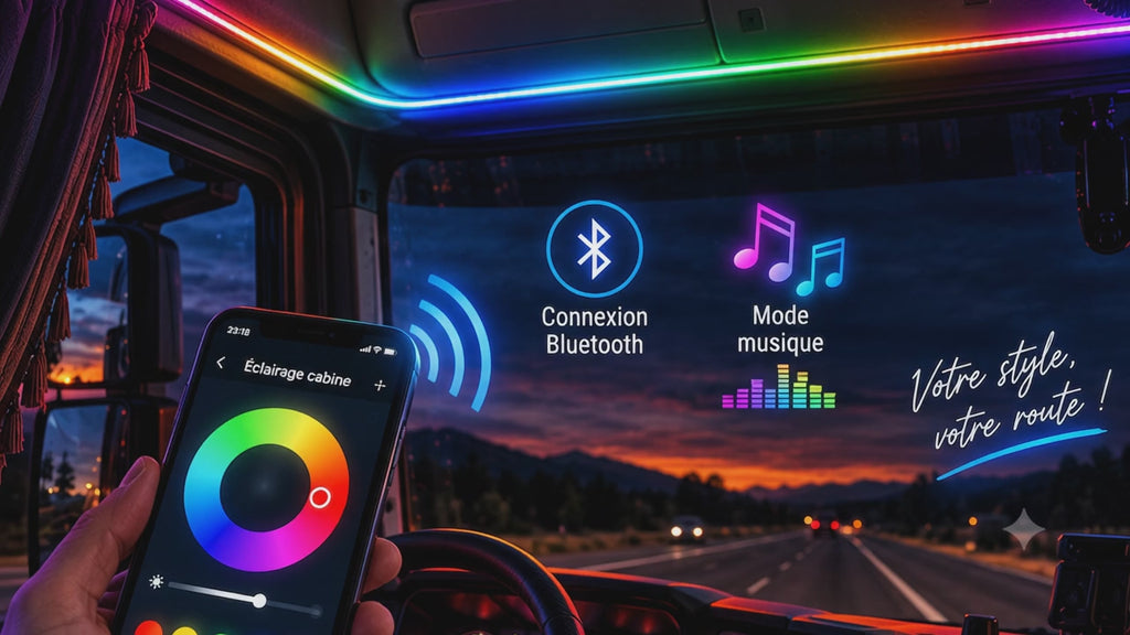 Éclairage d'ambiance LED RGB USB pour cabine