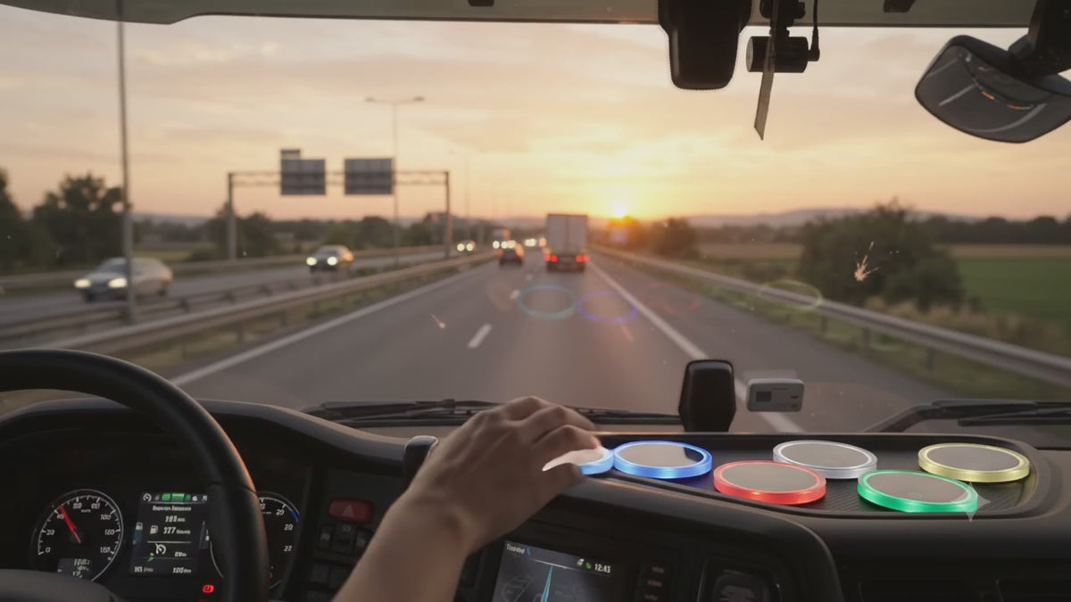 Dessous de verre LED rechargeable USB - Camion et Voiture